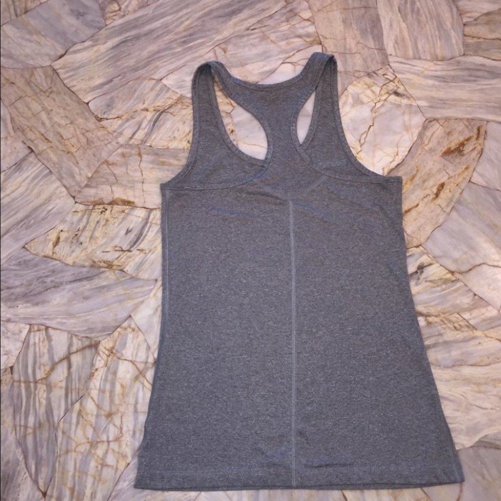 Nike Sport Grey Tank Top Dri Fit Racerback XSmall - Picture 4 of 4